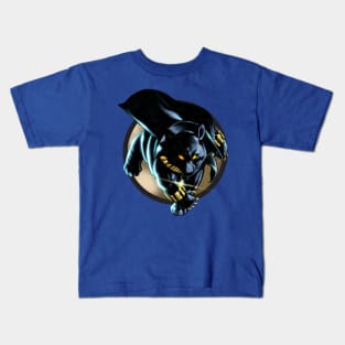 Black Panda Knight Kids T-Shirt